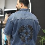 پیراهن کروم گلدوزی